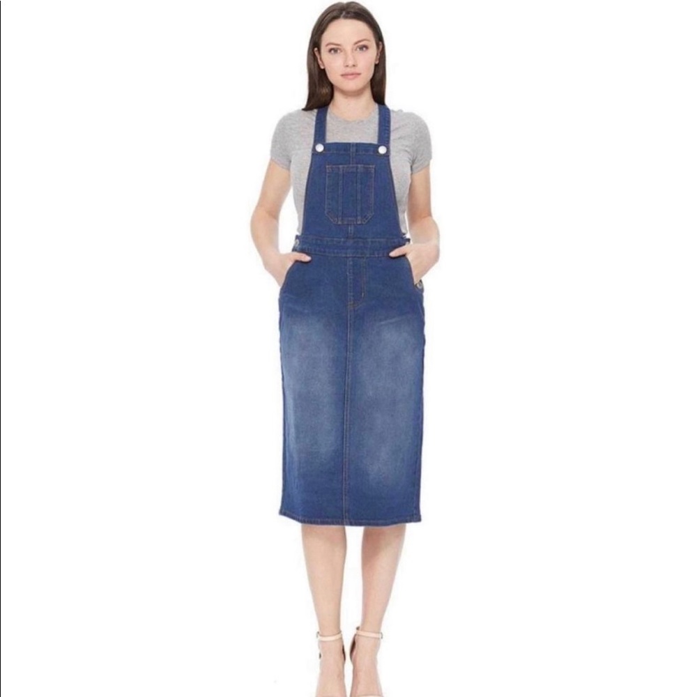 Overall Denim dress